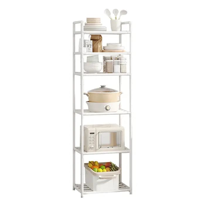 Étagère de rangement en métal à 6 niveaux, étagère utilitaire multifonction, support de rangement ro