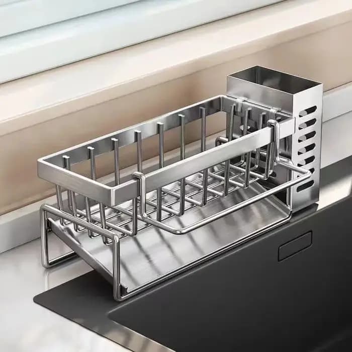 Support de rangement pour outils de nettoyage d'évier