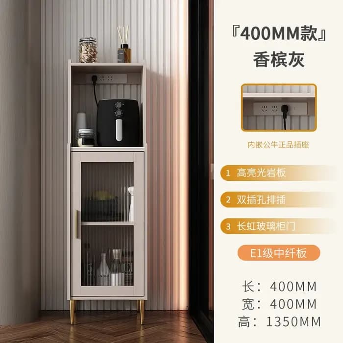 Armoires de salon modernes de luxe italien, armoire de salon étroite et tendance, Meuble esthétique