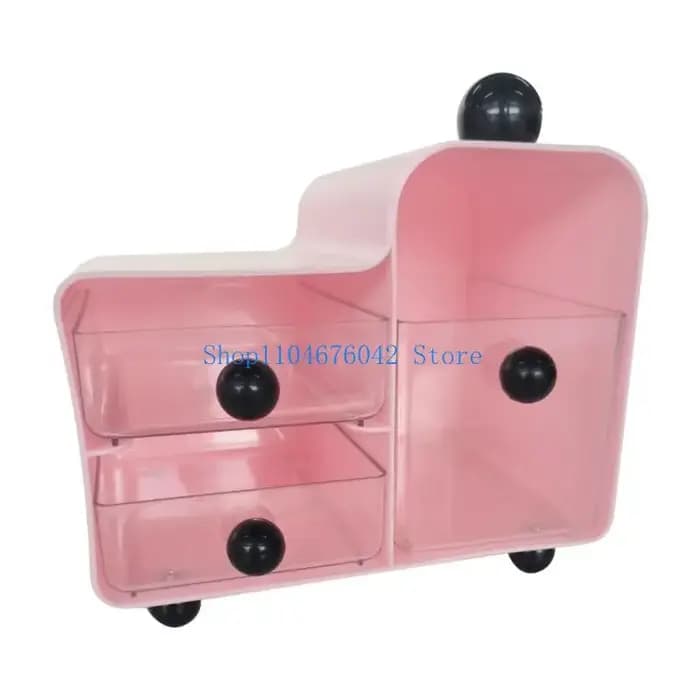 Boîte rangement à tiroir 5asd avec couches transparentes pour comptoirs bureaux cuisine