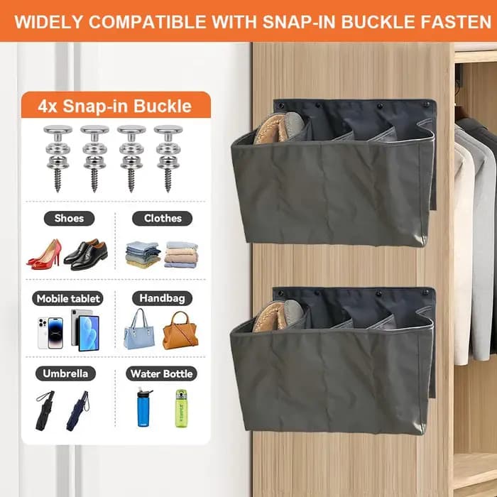 Camper Van rangement de chaussures 10 pouces 4 poches Solution caravane camping-car sac
