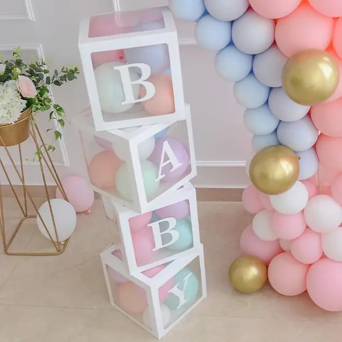 Boîte à lettres en forme de ballon pour décorations de fête de 1er anniversaire