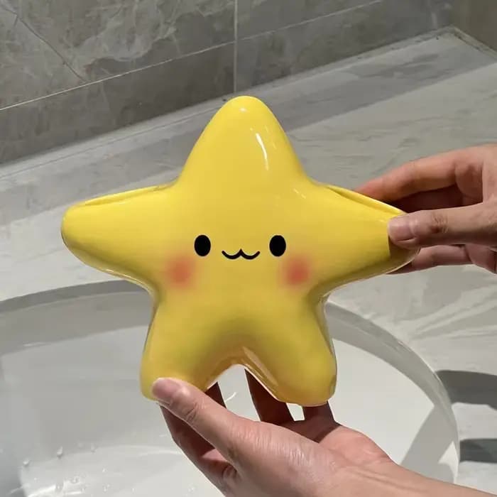 Porte-brosse à dents en forme d'étoile