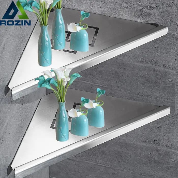 HOKitchen-Étagère de Rangement Murale en Acier Inoxydable