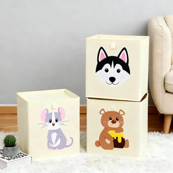 Panier de rangement pliable grande capacité pour jouets d'enfants