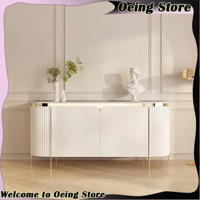 Armoire de rangement multifonctionnelle pour salle à manger, armoire de salon italienne simple et exquise, design à pieds hauts, meubles pour la maison