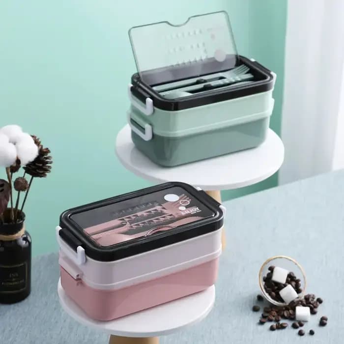 Boîte à lunch chauffante au micro-ondes en acier inoxydable