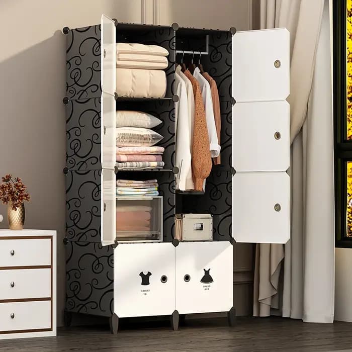 Chambre enfants armoire détachable stockage esthétique pliant garde-robe petit Portable Guarda Roupas Portatil E Dobravel meubles
