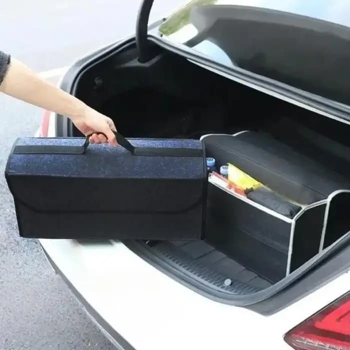 Boîte de rangement en feutre pour voiture