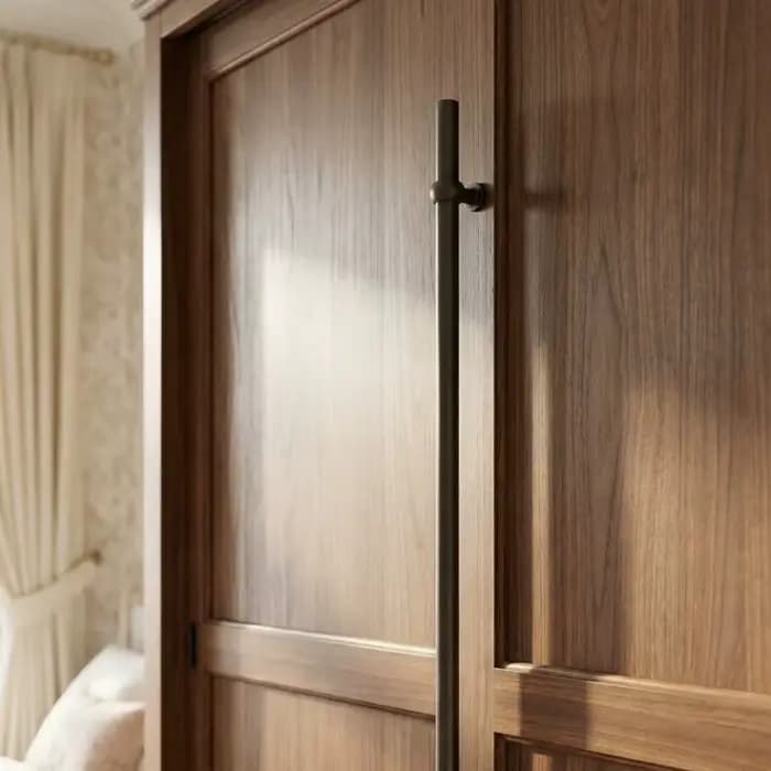 Armoire coulissante intégrée à économie d'espace pour vêtements