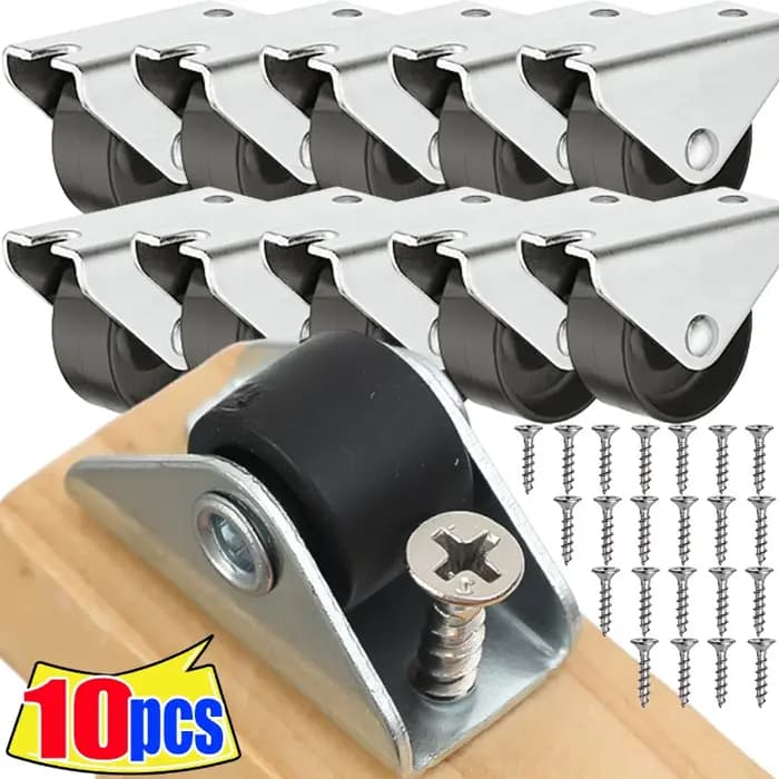 Mini-roulettes universelles pour meubles
