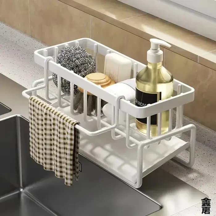 Support de rangement pour robinet – Drainage et rangement intégrés