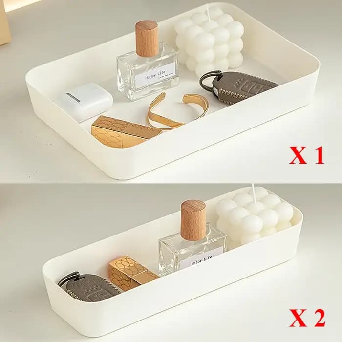 Boîte de rangement noire/blanche