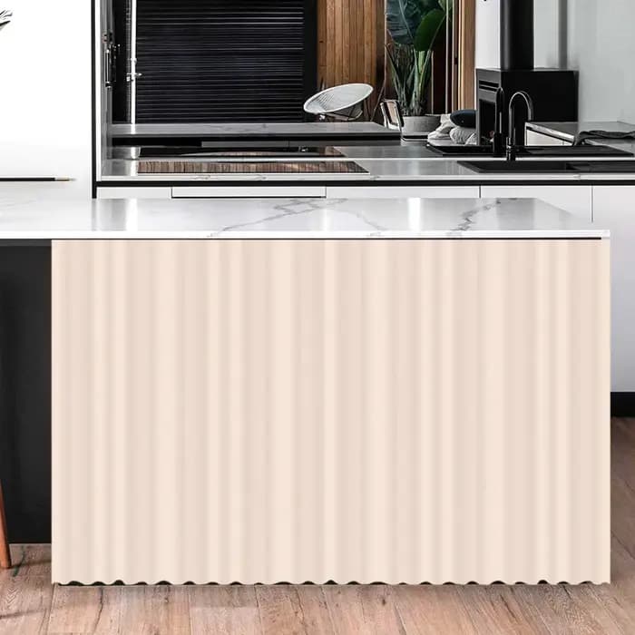 Ins court armoires de cuisine rideau auto-adhésif couverture plaine ombre