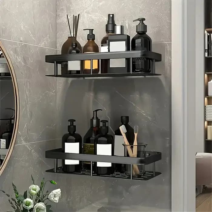 Support de douche-support de rangement multifonctionnel antirouille de 11