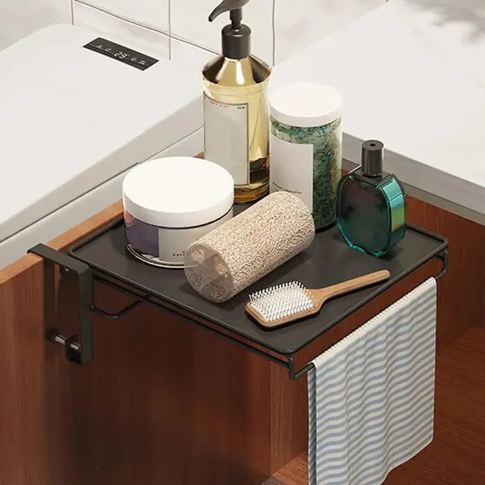Étagère de rangement pliable pour porte d'armoire