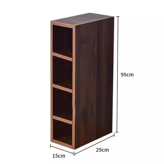 Mur d'armoire en bois massif écologique, crack de tête de lit de cuisine