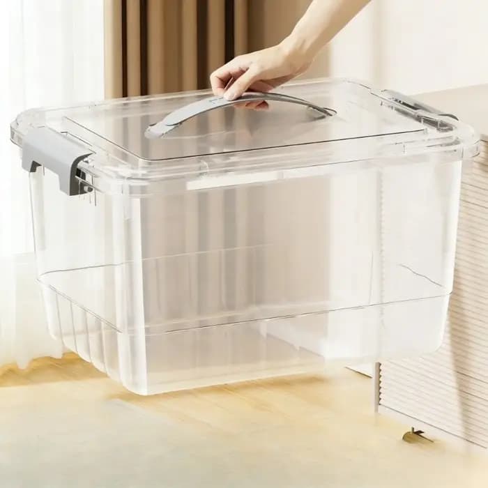 Boîte de rangement avec couvercle