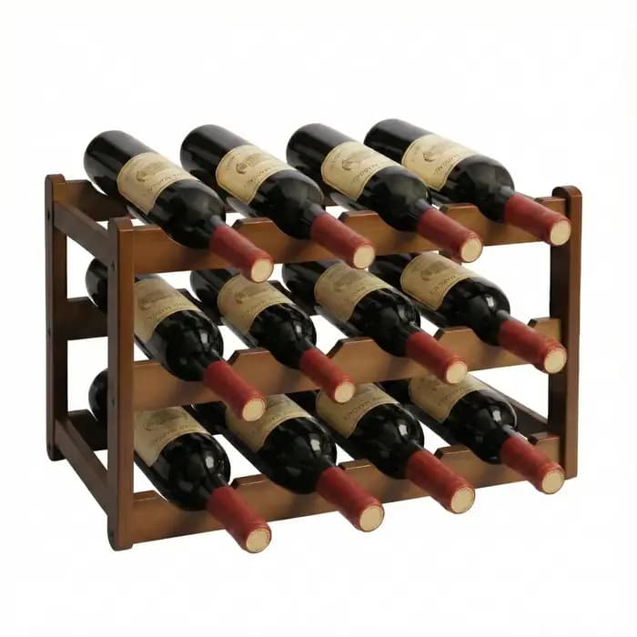 Range-bouteilles autoportant pour comptoir
