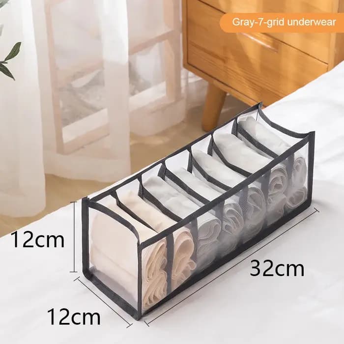 MELEvalual-Boîte de rangement pliable pour sous-vêtements