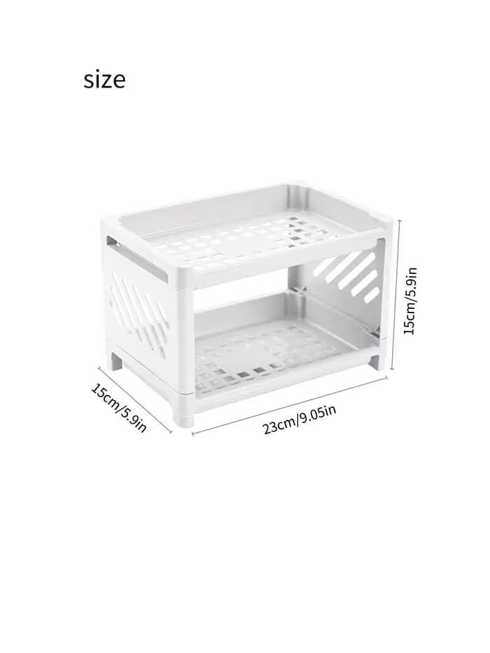 Étagères de rangement de bureau à Double/Triple couche, pour papeterie de bureau, cosmétiques et art