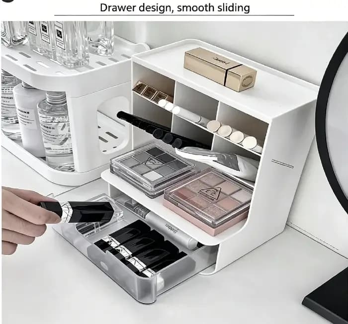 Nouvelle boîte de rangement de maquillage à tiroirs