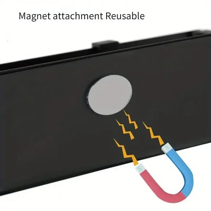 Étagère de rangement magnétique 2 pièces, support de rangement suspendu latéral pour réfrigérateur d