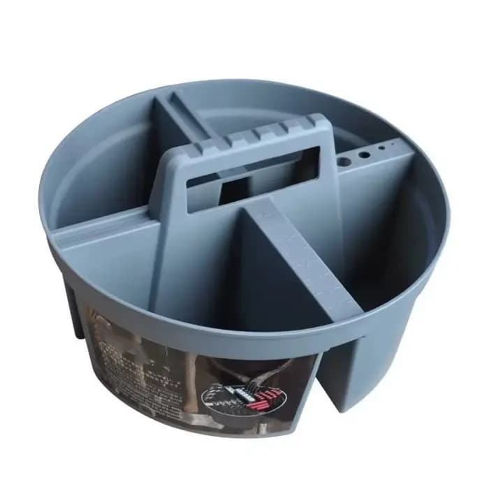 Boîte de rangement en plastique à quatre compartiments