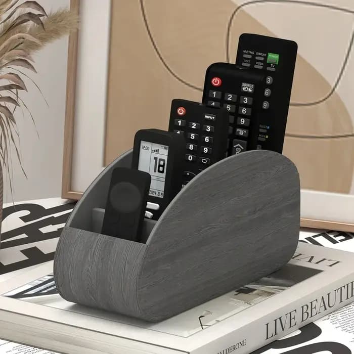 Boîte de rangement pour télécommande avec 5 compartiments