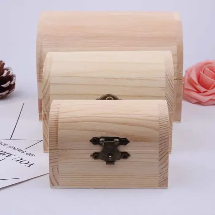 Décorer la boîte en bois bibelot artisanat cadeau bijoux souvenir petit/grand mariage