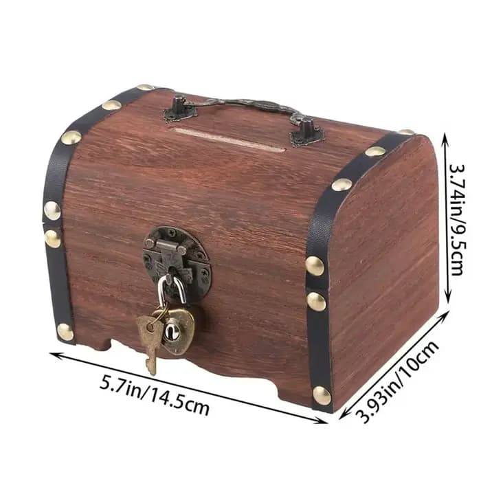 Rétro Vintage créatif avec serrure boîte au trésor décorative