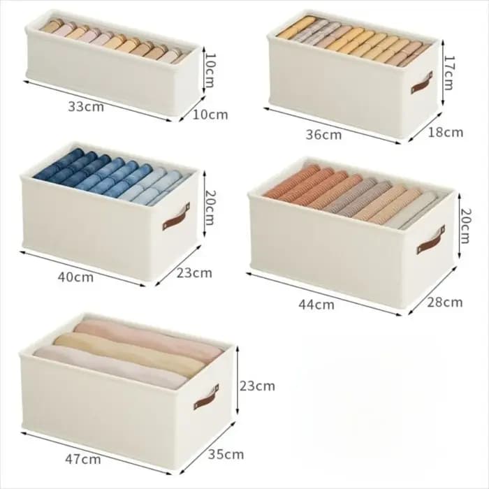 Boîte de rangement en tissu Oxford grande capacité