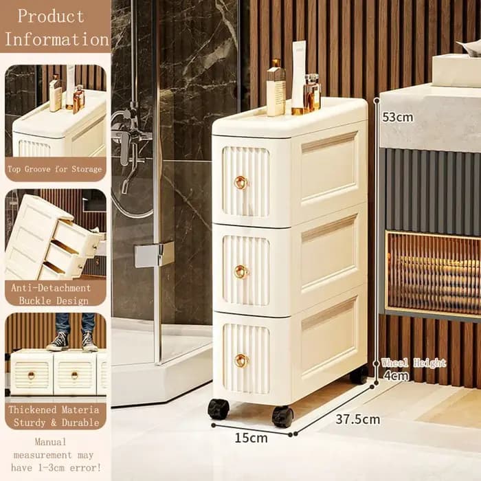 Meuble de rangement étroit de 15 cm de large pour cuisine