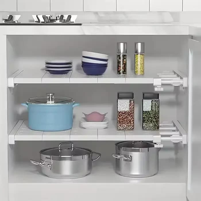 Étagère de rangement murale réglable pour armoire