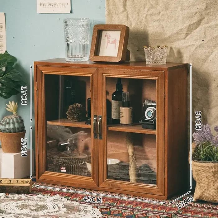 Armoires de rangement vintage faites à la main