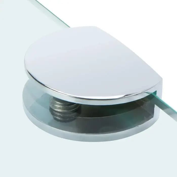 Supports d'étagère en alliage de zinc chromé