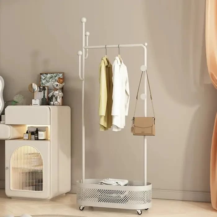 Porte-manteau mural de luxe avec étagère pour entrée