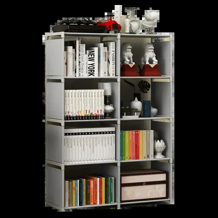 Étagère à livres multifonctionnelle à 5 niveaux