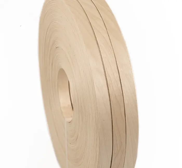 10 mètres/largeur du rouleau: 20mm épaisseur: 0.5mm bande de chant de bouleau blanc naturel feuilles