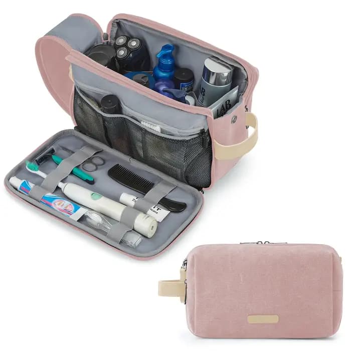 BAGSMART trousse de toilette grande capacité sac cosmétique pour hommes multifonction étanche essentiels de voyage organ