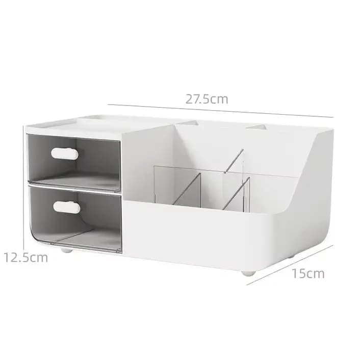 Boîte de rangement de bureau, tiroir à cosmétiques, boîte mignonne, organisateur de papeterie de bur