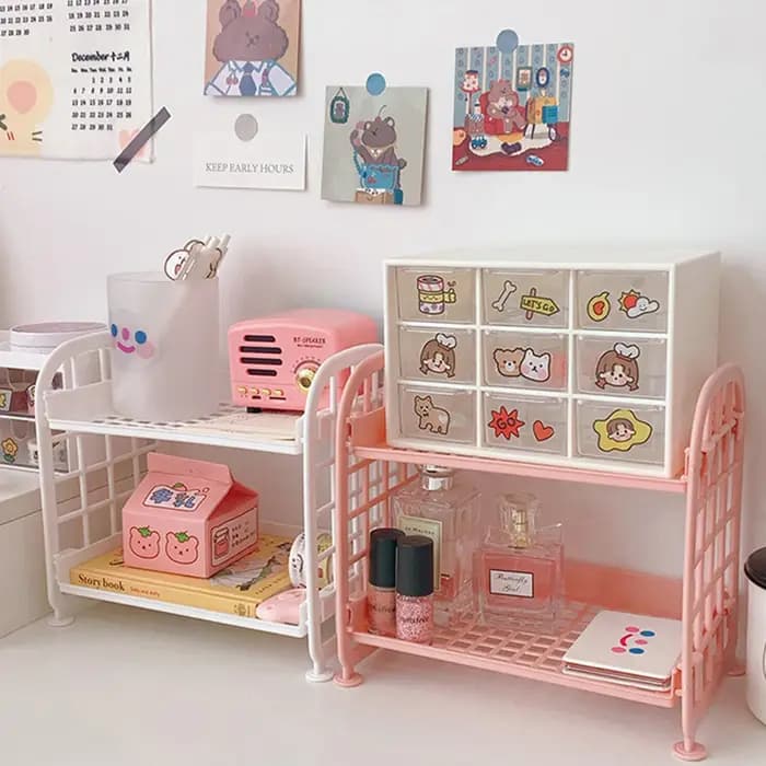 Étagère de rangement horizontale de bureau au design élégant