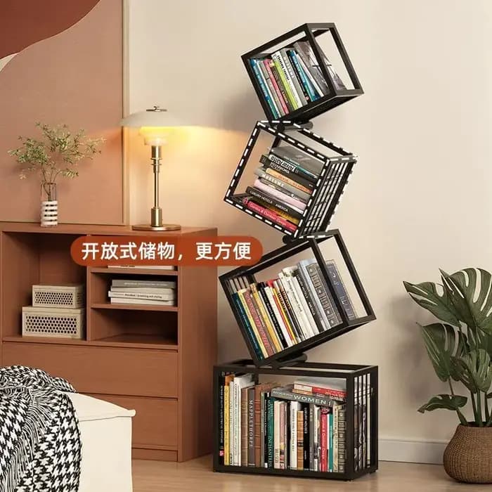 Étagère de rangement en fer créative