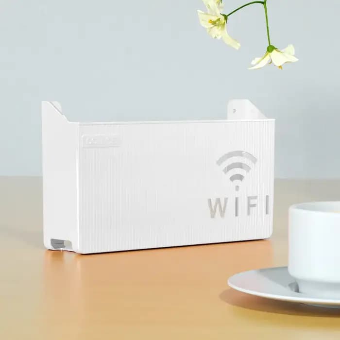 Boîte de rangement murale sans fil WiFi TV décodeur salon chambre routeur support