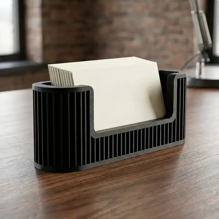 Porte-cartes de visite et boîte de rangement de bureau, idéal pour la réception de bureau, convient comme cadeau