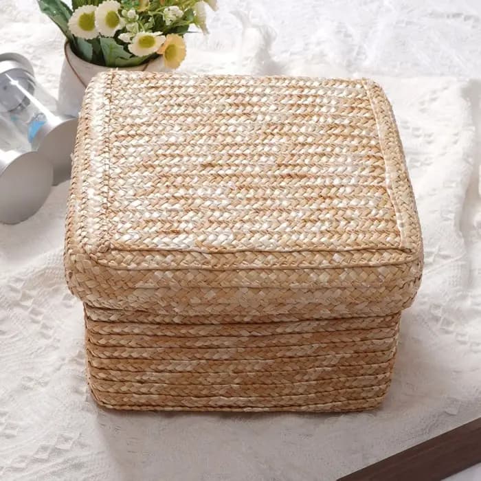 Panier de rangement tissé à la main