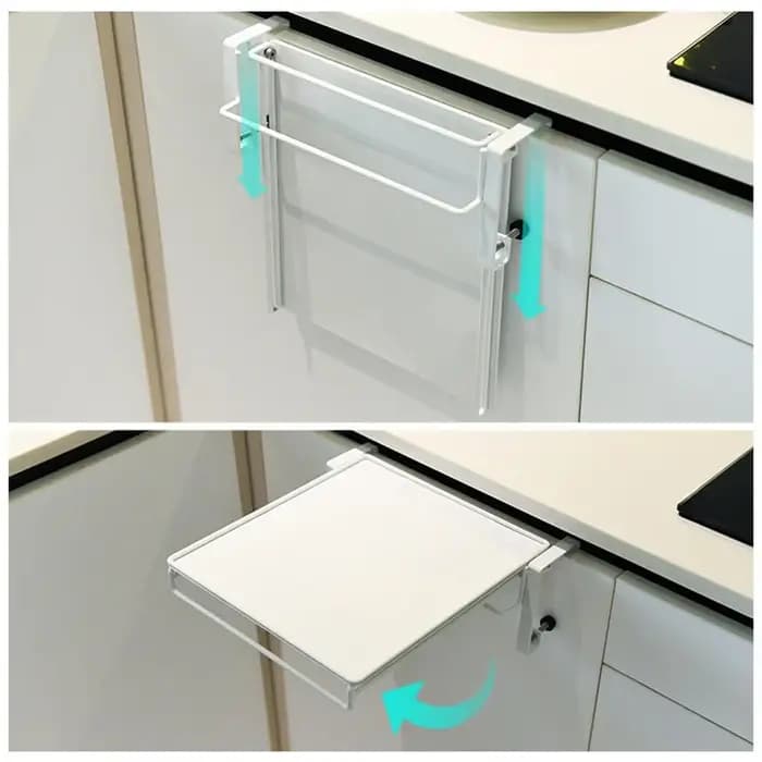 Étagère de rangement de cuisine pliable pour porte d'armoire
