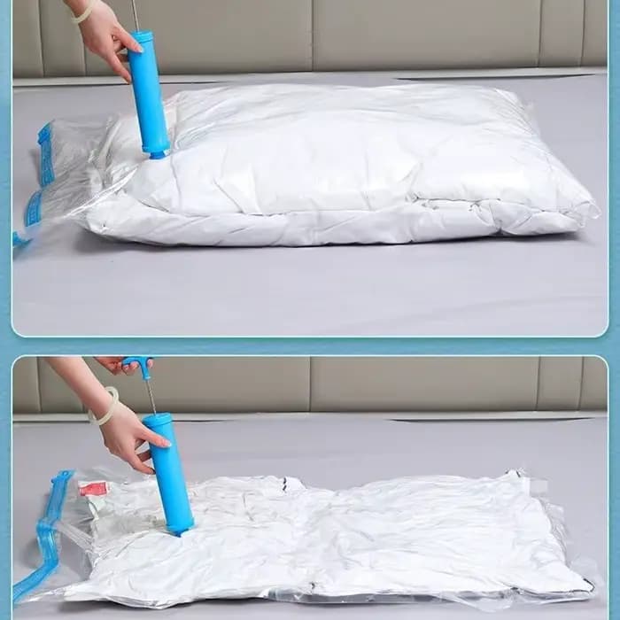 Pompe à vide manuelle pour sacs de rangement sous vide