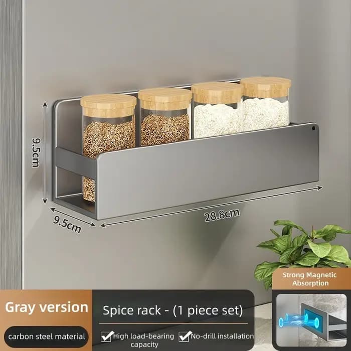 Étagère de rangement magnétique pour épices pour réfrigérateur et four, organisateurs de réfrigérate