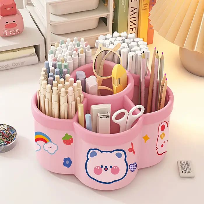 Porte-stylo rotatif de grande capacité